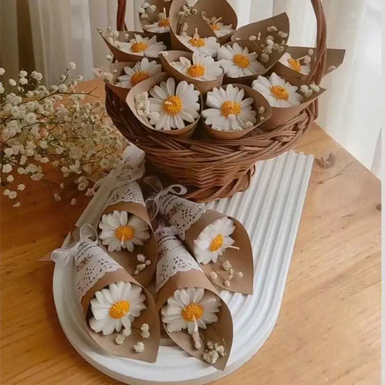 گیفت دسته گل بابونه