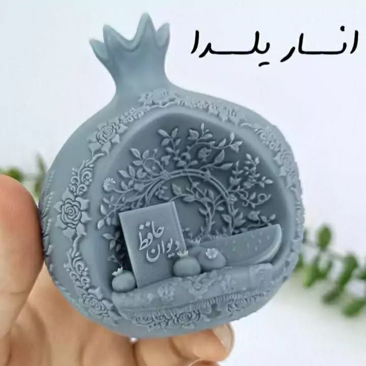 شمع انار یلدا 8 سانت