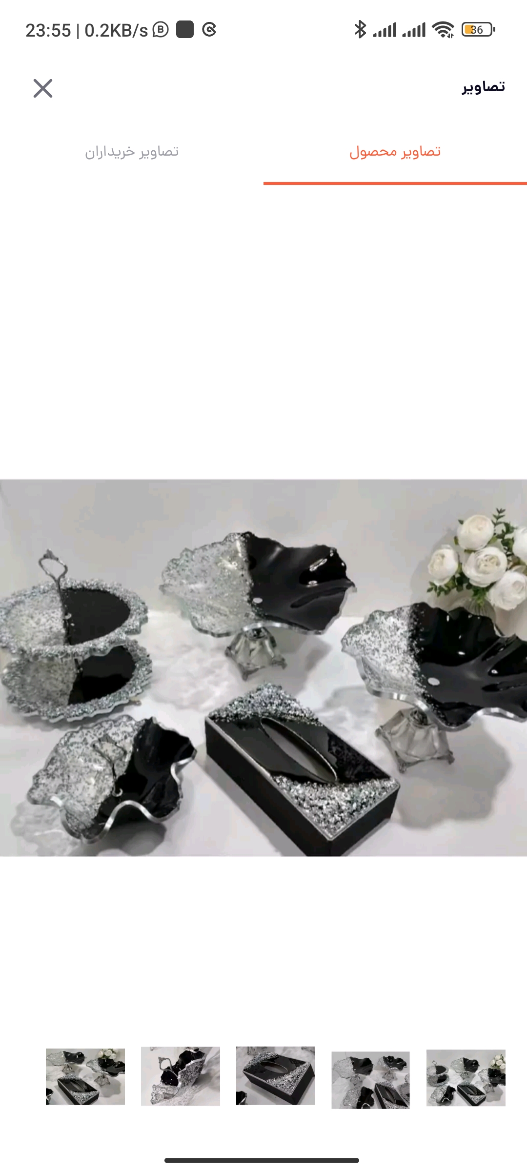 ظروف پذیرایی رزین