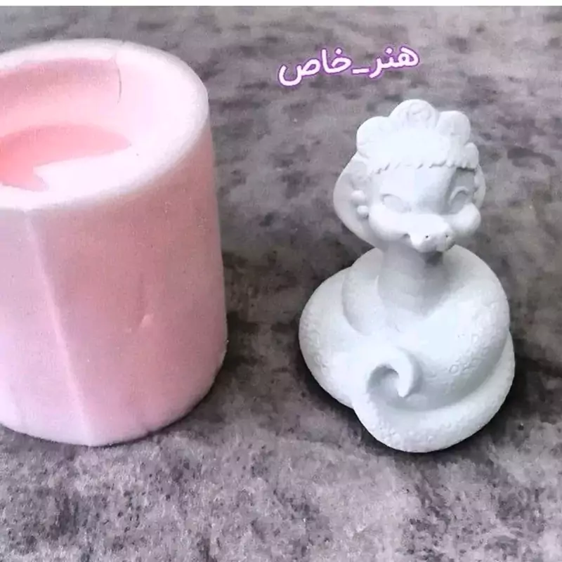 قالب سیلیکونی مار تاج دار