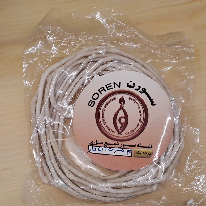 فیتیله 52 تار 4 متری موم خورده